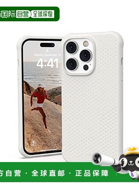 【日本直邮】Urban Armor Gear 苹果14Pro手机壳 DOT白色硅胶