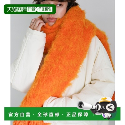 日本直邮select MOCA 女士保暖长款流苏围巾 20001455羊毛