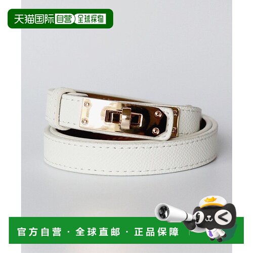 日本直邮florge 无级调节牛皮革Turn Lock设计腰带 FL8218EW04663
