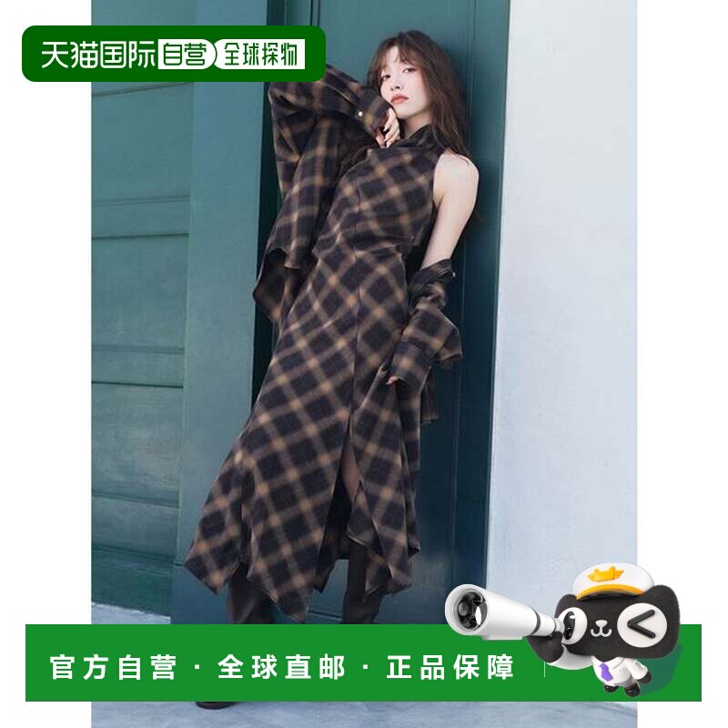 日本直邮LILY BROWN 渐变斜裁性感连衣裙 BRW