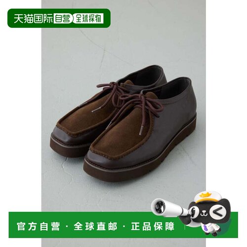 日本直邮MOUSSY 绒面革蒂罗尔鞋 棕色