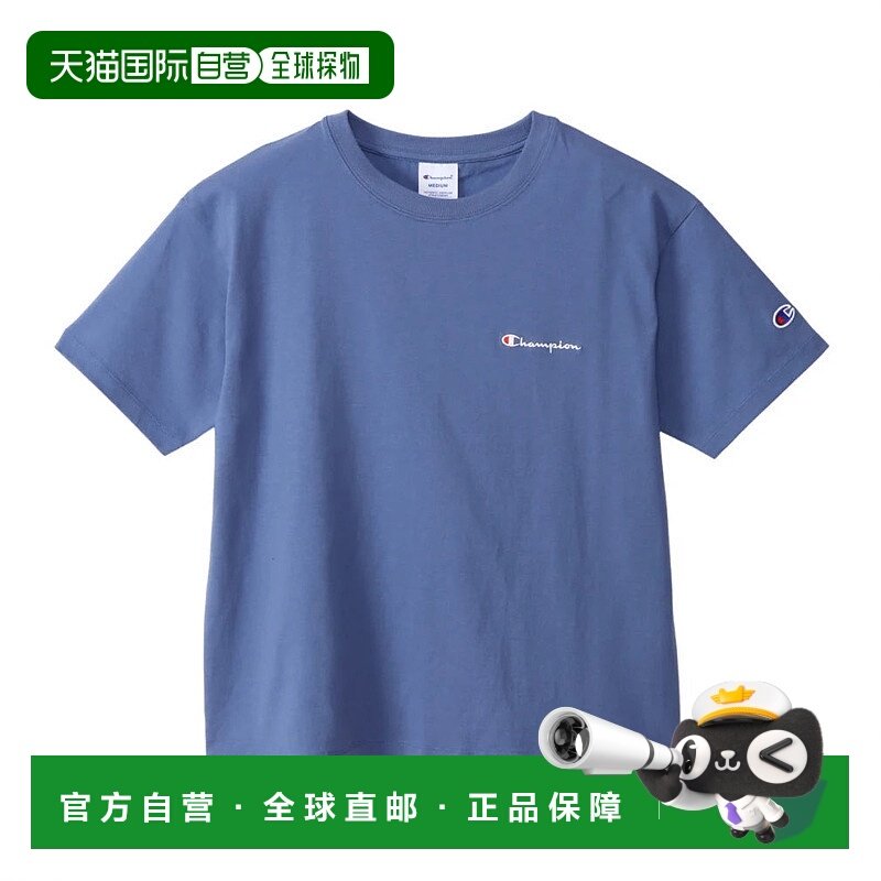 日本直邮CHAMPION-冠军女子短袖T球衣新款口袋短袖T恤