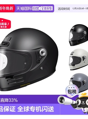 SHOEI Glamster复古男女摩托车全盔 哈雷机车骑行头盔