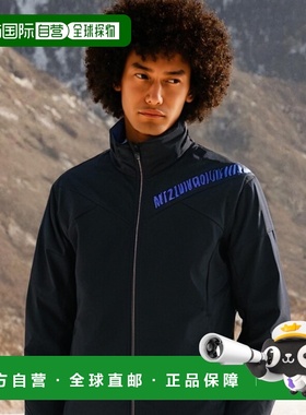 【日本直邮】美津浓Mizuno男士防风保暖夹克外套32MC1552黑色XL