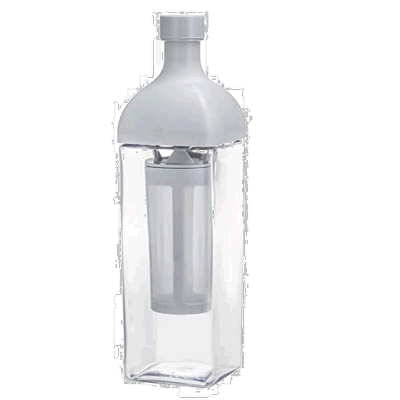 【日本直邮】HARIO玻璃王 咖啡壶 1000ml 浅灰色 日本制造KAC-110