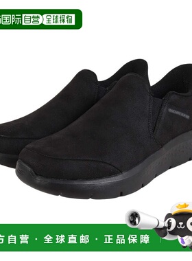 日本直邮SKECHERS 男士Go Walk Flex Ray黑色防滑休闲鞋 216334-B