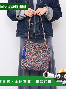 1h可退 日本直邮COOCO 女士金属网格图案长手柄手提包 2413112010