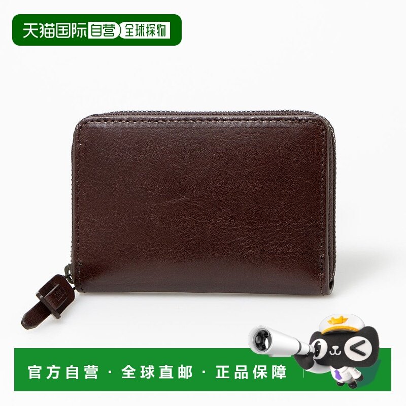 日本直邮AVIREX 意大利皮革圆形迷你钱包 [AV1129DM10438]