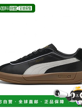 日本直邮PUMA-Puma Club Classica 400364 02女性运动鞋：黑色X白