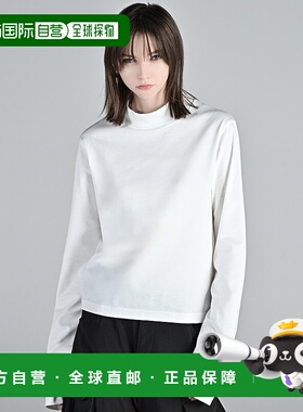 1h可退 日本直邮ADRER男女同款修身长袖T恤 高领设计搭配银色装饰