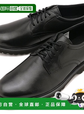 日本直邮Clarks Berwick Lace 男士系带鞋黑色皮革轻质鞋底[26183