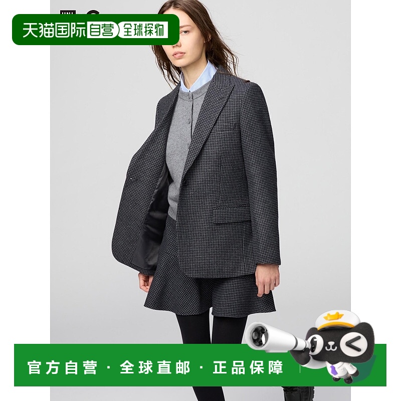 日本直邮Uniqlo Tweed 粗花呢西装夹克 479668优衣库