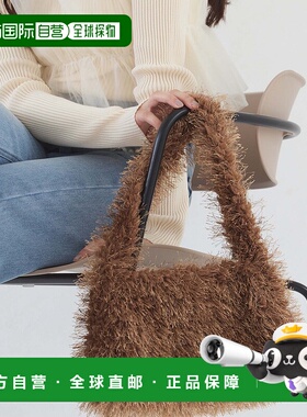 1h可退 日本直邮fifth 女士柔软长毛绒手提包 ES24F0046单肩包