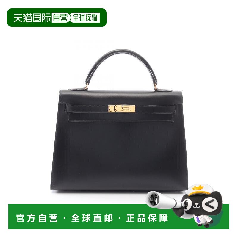1h可退 日本直邮中古Hermes爱马仕女包A级95新Kelly32凯利32牛皮