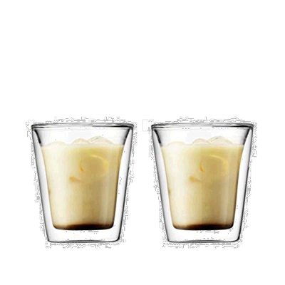 【日本直邮】BODUMCANTEEN双层玻璃杯200ml2个套装10109-10J