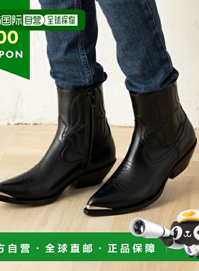 日本直邮CELINE 男士 Leon Zip金属头靴子 359354505C 38NO