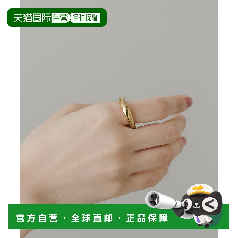 1h可退 日本直邮SMELLY 女士 不锈钢立体扭 twists戒指 SMA42KF01