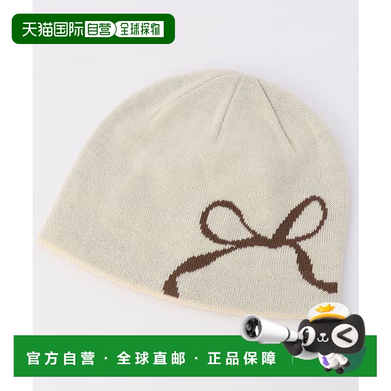 1h可退 日本直邮FAD 男士秋冬款丝带设计针织帽 1081407100003