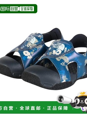 日本直邮THE NORTH FACE 儿童直纹外壳款式搭扣凉鞋 NFJ52450 UN