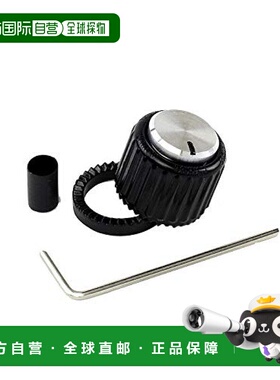 【日本直邮】D'Addario 锁钮LokNob 塑料黑色/银色PW-LNL-01BS