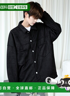 1h可退 日本直邮neos 男女同款宽松款仿麂皮CPO夹克 K909