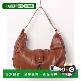 1h可退 日本直邮florge 男女同款 合成皮革Y2K风铆钉托特包 可调