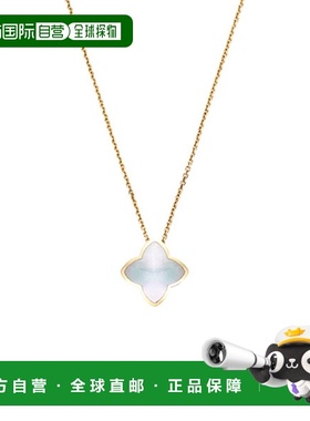 日潮跑腿vendome K18黄金花贝项链白色40厘米 12261617贝壳天然