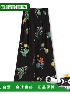 1h可退 日本直邮CABaN 女装 棉质 宽松印花阔腿裤 双褶设计 39045