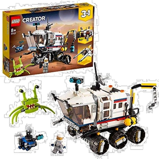 LEGO乐高积木创造者月球探查车31107小颗粒拼接玩具生日模型礼物