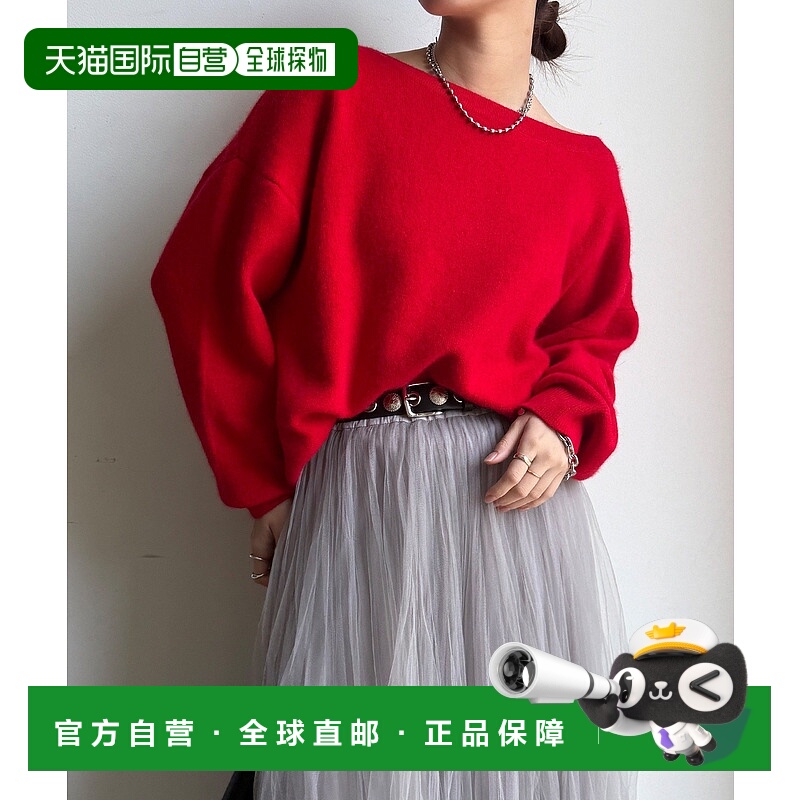 1h可退 日本直邮DouDou 女装 宽松半高领针织衫 DDZ1052405A0003