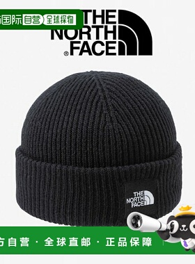 日本直邮The North Face 短款罗纹帽 NN42542 K 黑色