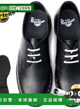 日本直邮Dr.Martens 鞋 1461WS 白色贴边 3 孔白色缝线 1461Z 247