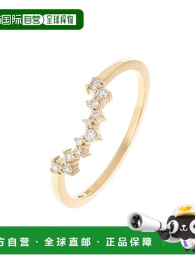 日潮跑腿COCOSHNIK 钻石光芒 U 形戒指 10