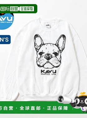 日本直邮KAVU 22 狗狗运动衫（19822336）男士上衣时尚运动衫适合