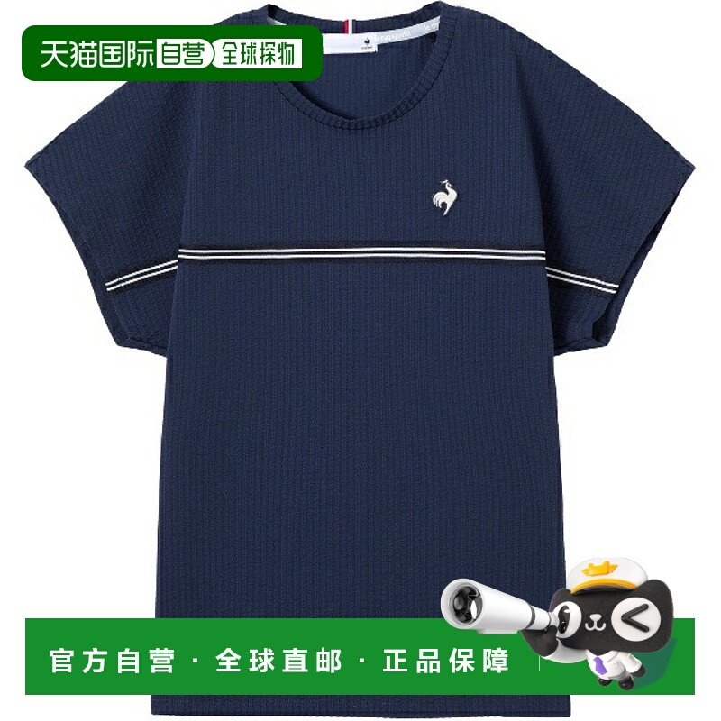 日本直邮Le coq sportif 女士短袖网球衫 (LN5FHT20L-NV00)