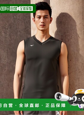 日本直邮MIZUNO Biogear 衬衫 V 领无袖训练功能内衣男式 32MA115