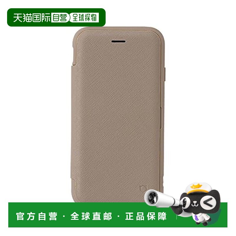 【日本直邮】Hamee iFace iPhone SE/8/7/6s/6翻盖式手机壳 米色