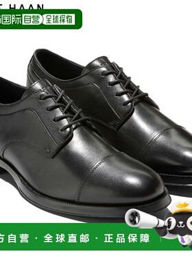 日本直邮Cole Haan 男士 Carnegie Cap Toe Oxfords黑色翼尖牛津C