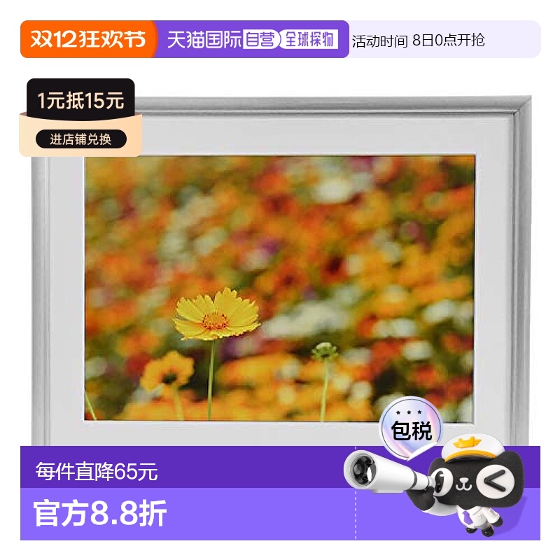 【日本直邮】Fujicolor富士胶片 相框铝制A32 6切大小 银色 30662