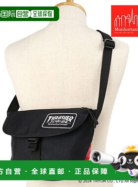 日本直邮Manhattan Portage 尼龙信使包 THRASHER 黑色 [MA1706AU