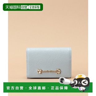 日本直邮Samantha Thavasa 亮片皮革卡片夹 SA1720DW77281 浅黄