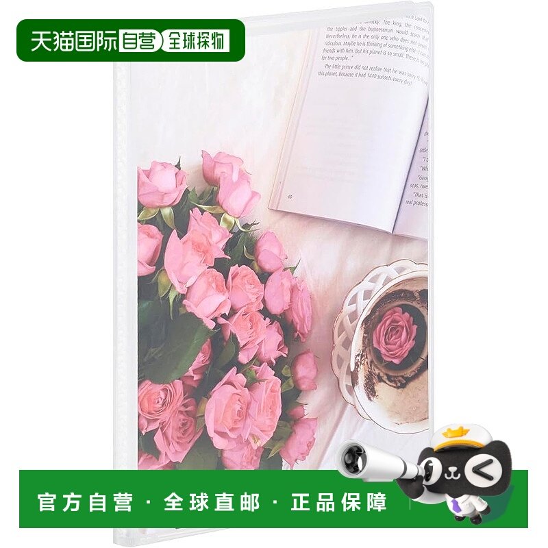 【日本直邮】HAKUBA 相册 CP 2L竖式20张 粉玫瑰 APCP2LPKR