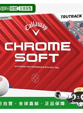 日本直邮Callaway Chrome Soft USA Trutrack 球