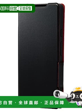 【日本直邮】宜丽客 Google Pixel 6a翻盖式手机壳 薄型轻 黑色