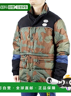 日本直邮 灰白色 PUFFER ALL OVER 羽绒服 [OMED013R19C02021]