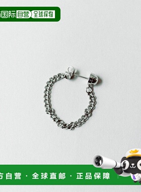 1h可退 日本直邮THEE 男士金属过敏防护链条耳环 IILOH251002耳钉