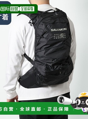 日本直邮MM6 x Salomon 联名款XT 15 背包轻便尼龙双肩包（黑色）