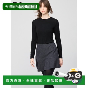 日潮跑腿UNIQLO优衣库 保暖 Heattech 羊绒混纺圆领 T 恤 485827