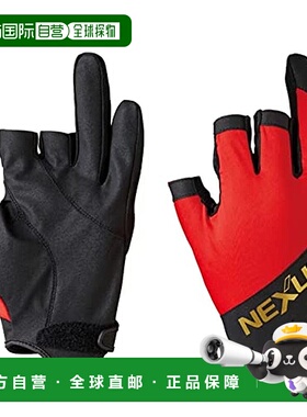 【日本直邮】SHIMANO禧玛诺半指手套红色舒适透气休闲GL-104V