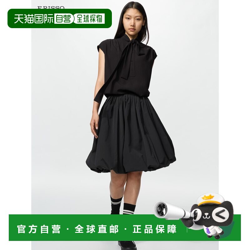 日潮跑腿UNIQLO优衣库 气球褶皱中长裙半身裙/女装四季新款487751图片